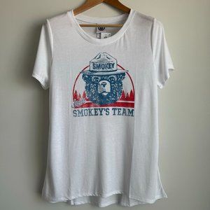 Women's XL? Summer Smokey The Bear Shirt, Soft Camping Hiking Gorpcore NWT READ